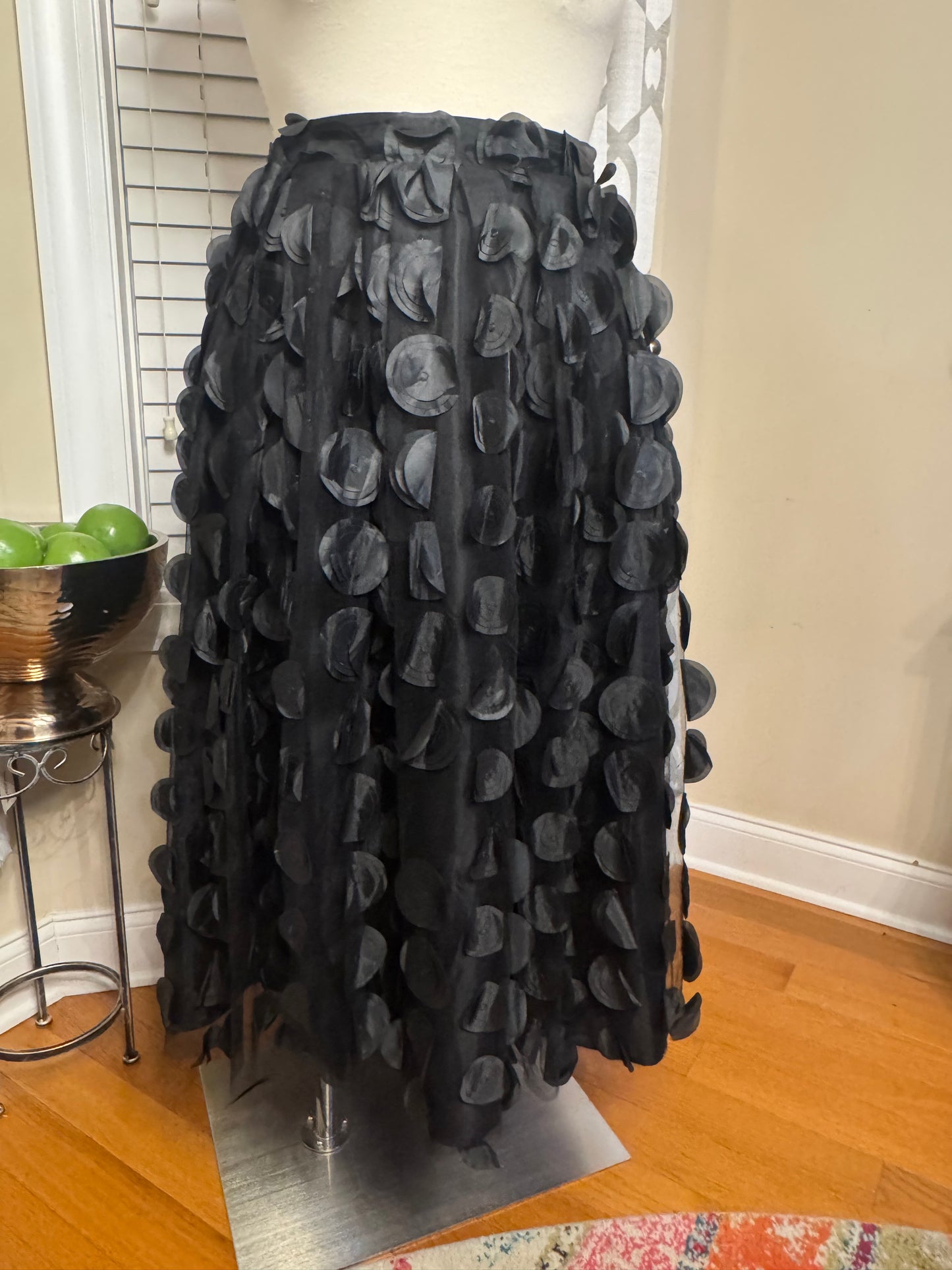 ELOQUII Dimensional Dot Full Skirt