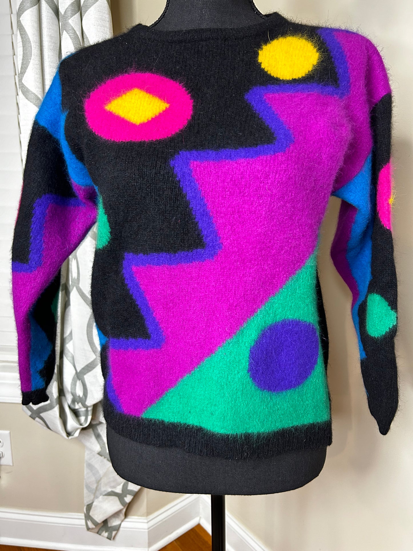 Rafaella Abstract Print Sweater
