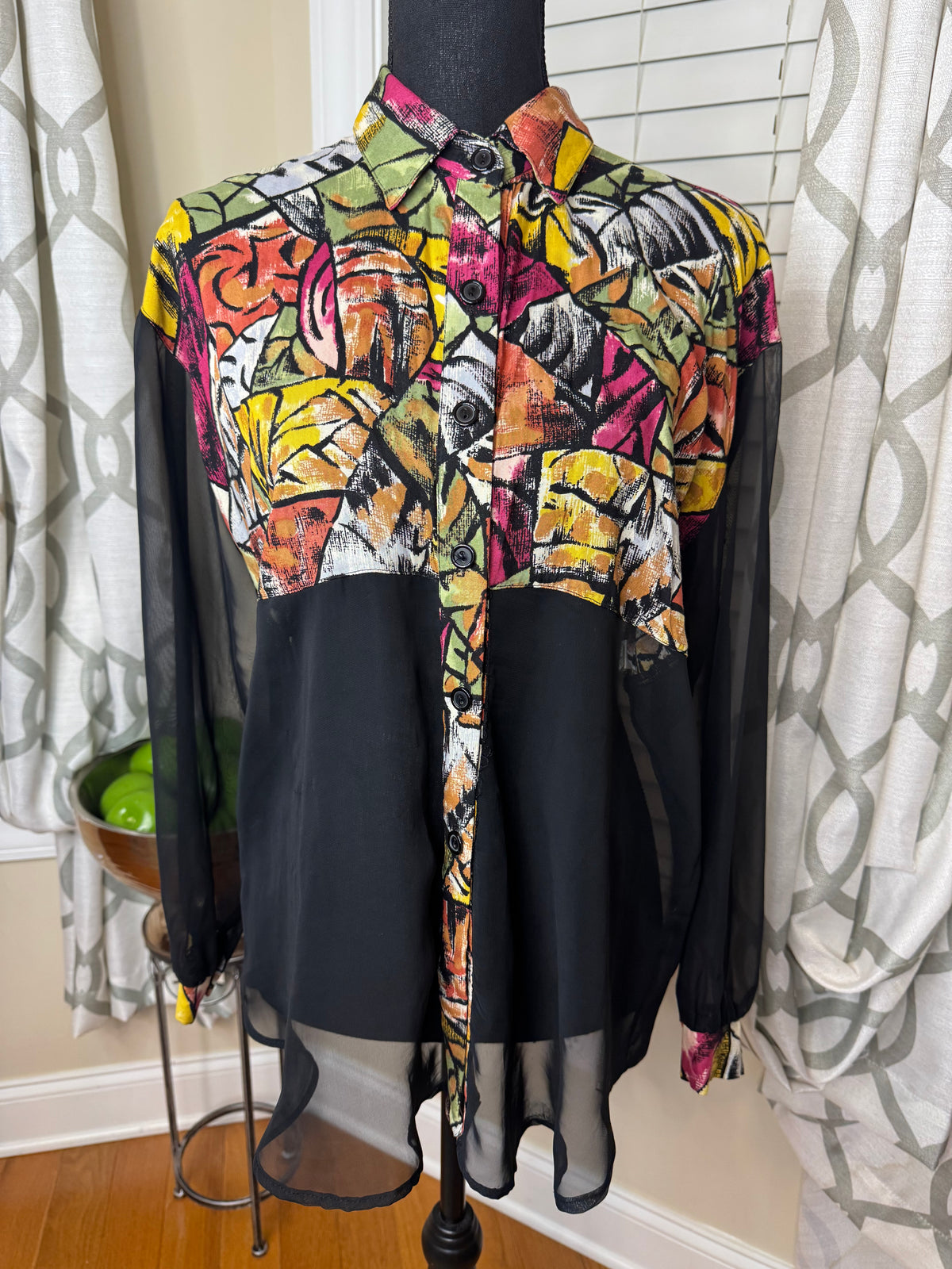 Alexis Georgia Abstract Print Shirt