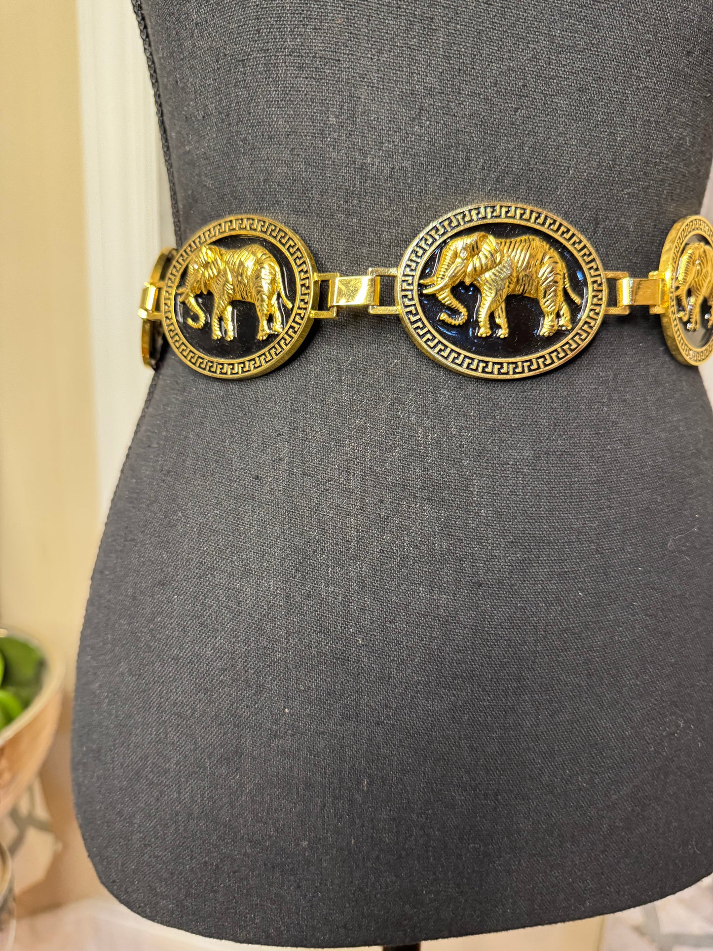 Gold Elephant Belt
