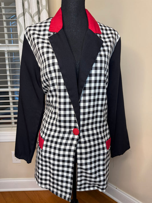Vintage Bobbie Brooks Houndstooth Blazer
