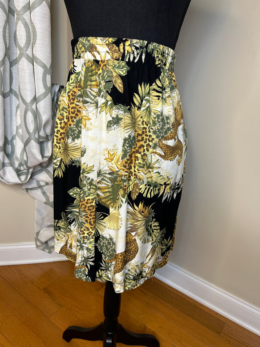 Plus Size Safari Shorts