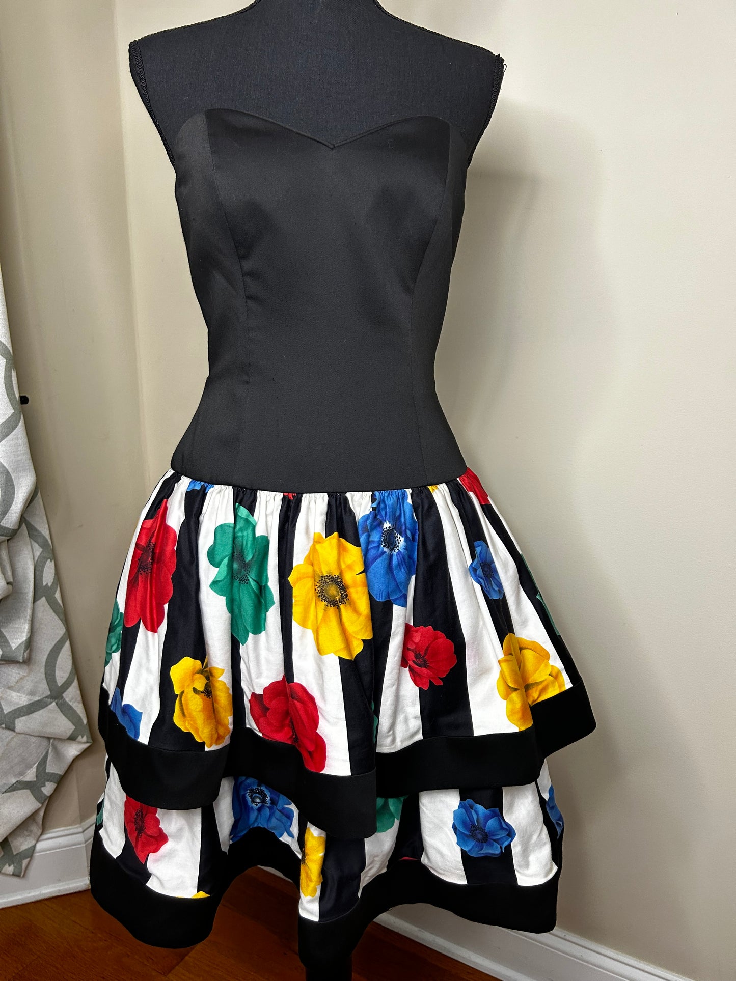 A.J. Bari Strapless Dress
