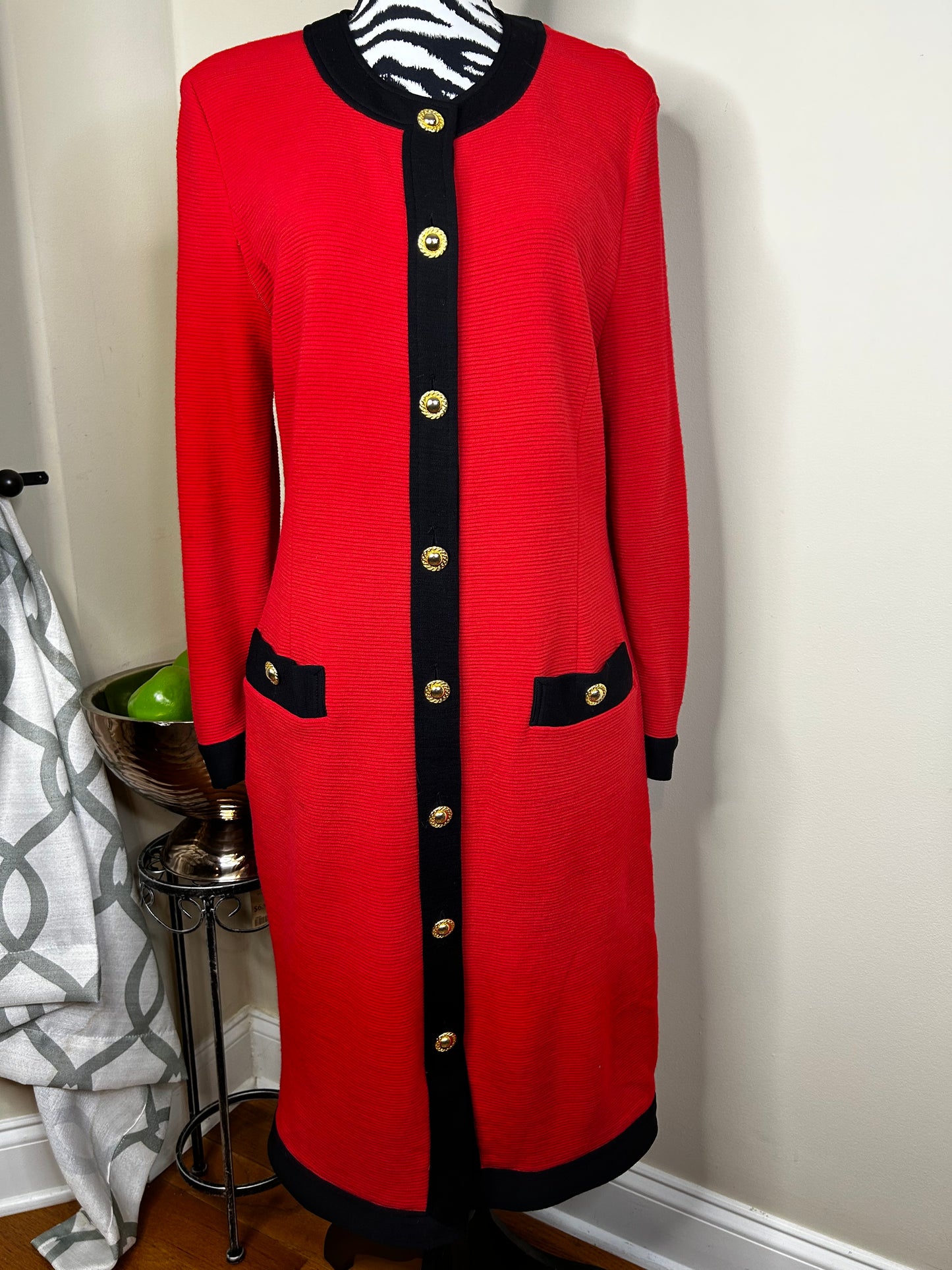 Gibi Roma Vintage Italian Dress with Tassle Belt
