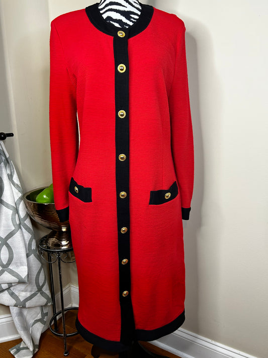 Gibi Roma Vintage Italian Dress with Tassle Belt