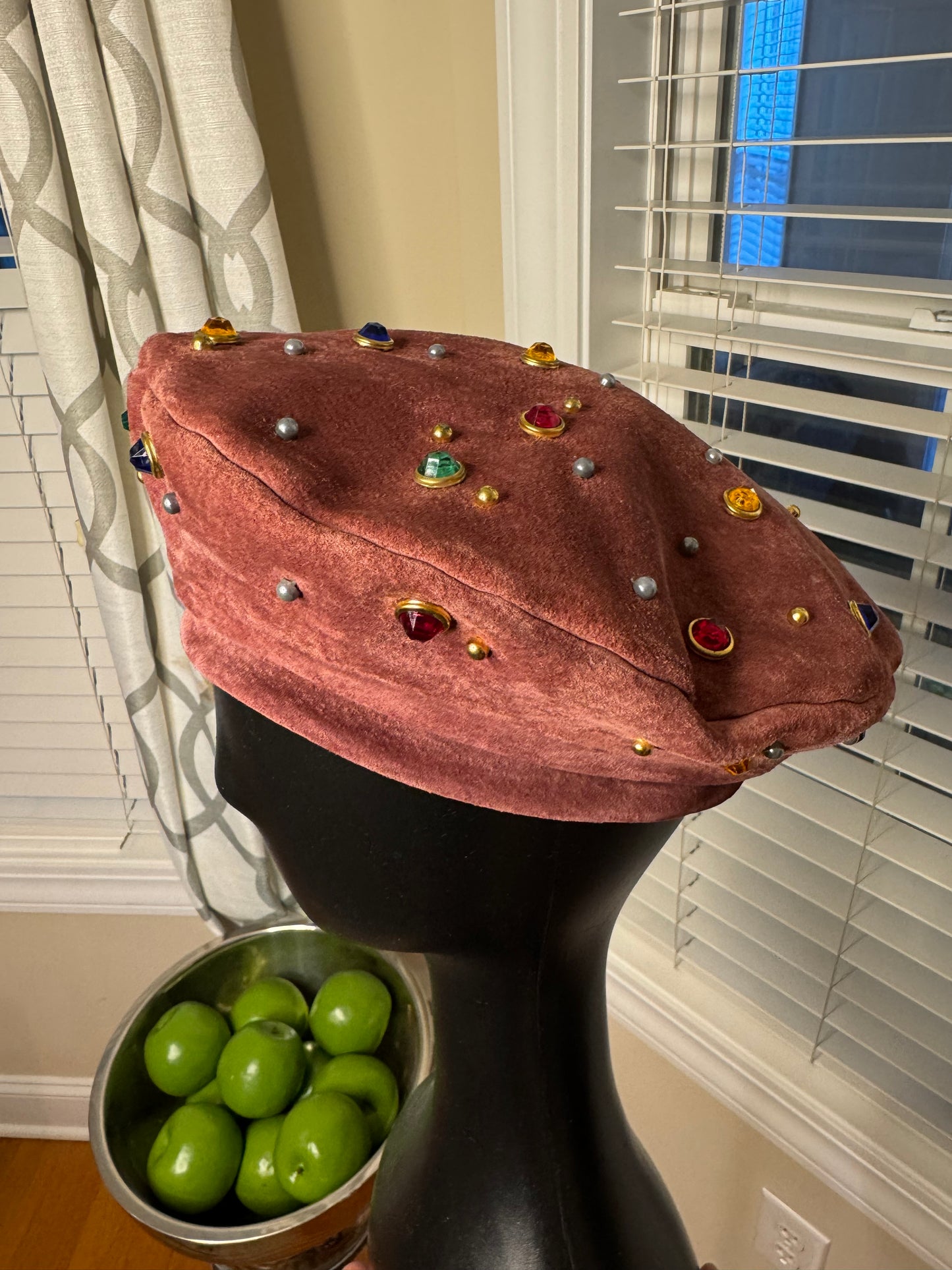 Whittall & Shon Bejeweled Beret