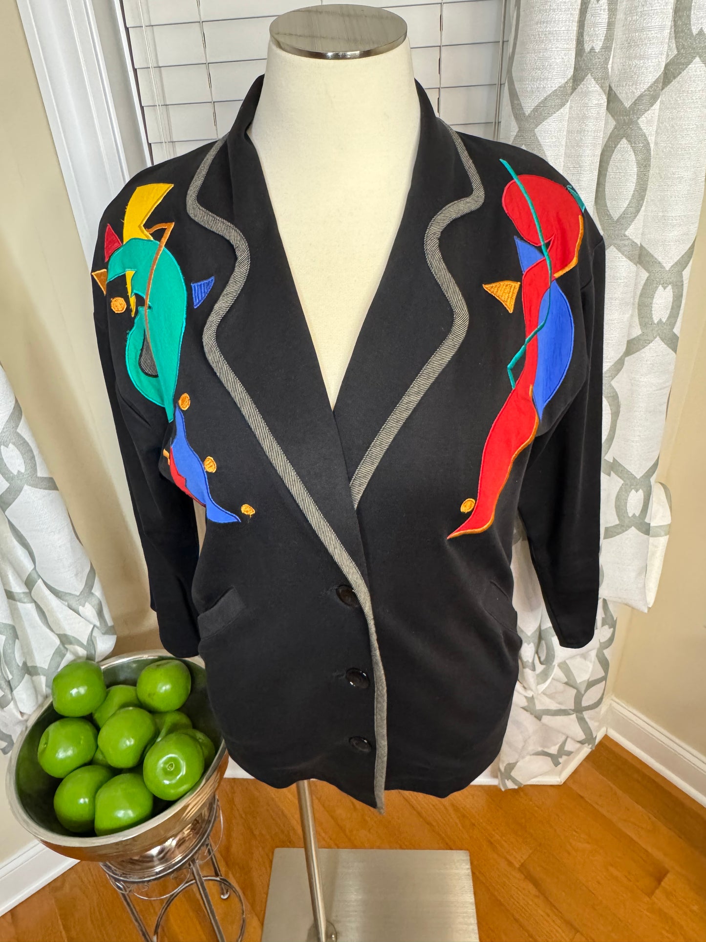 I.B. Diffusion Abstract Print Blazer