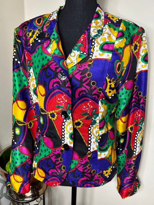 Joni B. Colorful Blazer