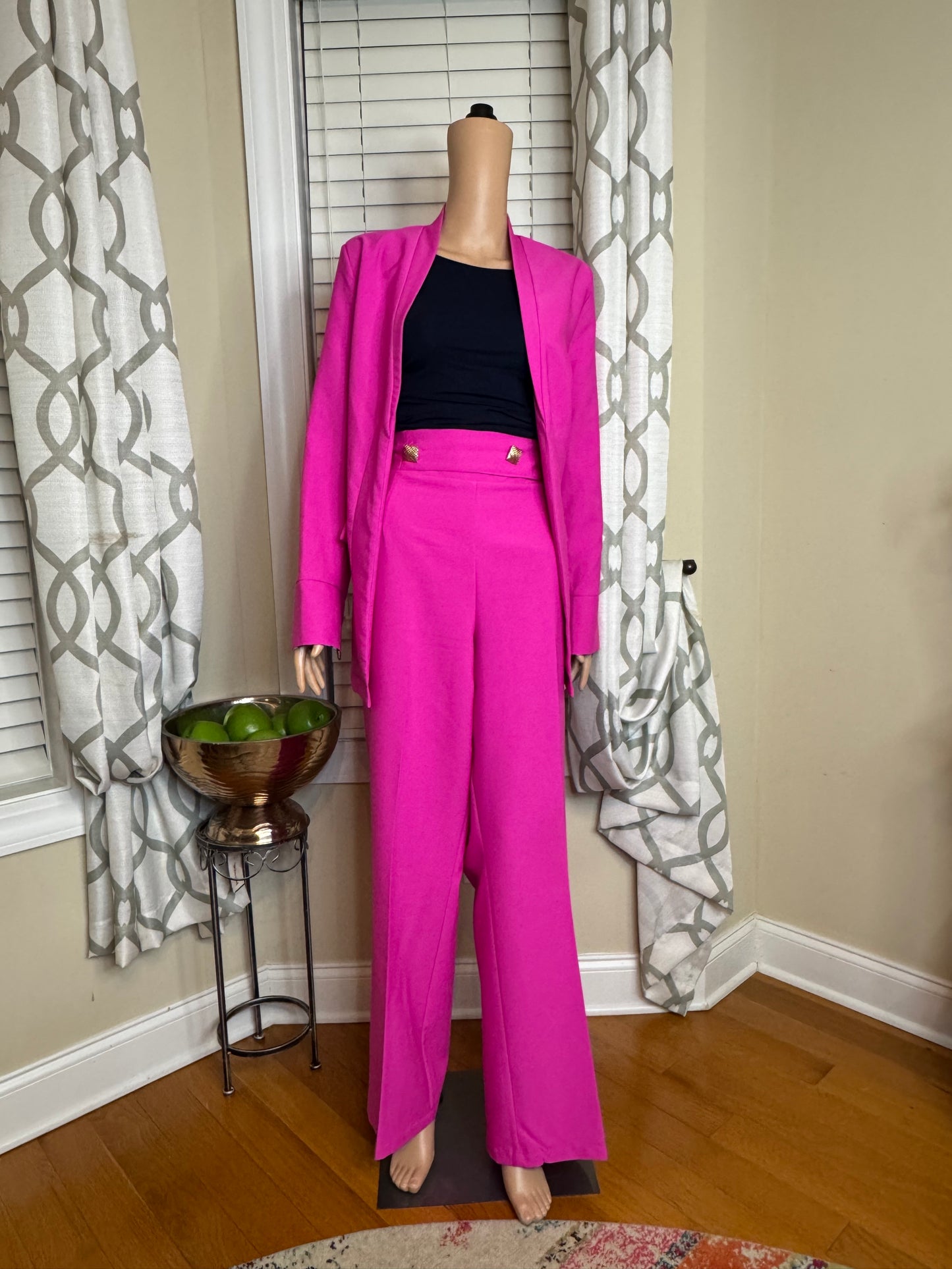 Like an Angel 2-Piece Open Blazer Pants Set