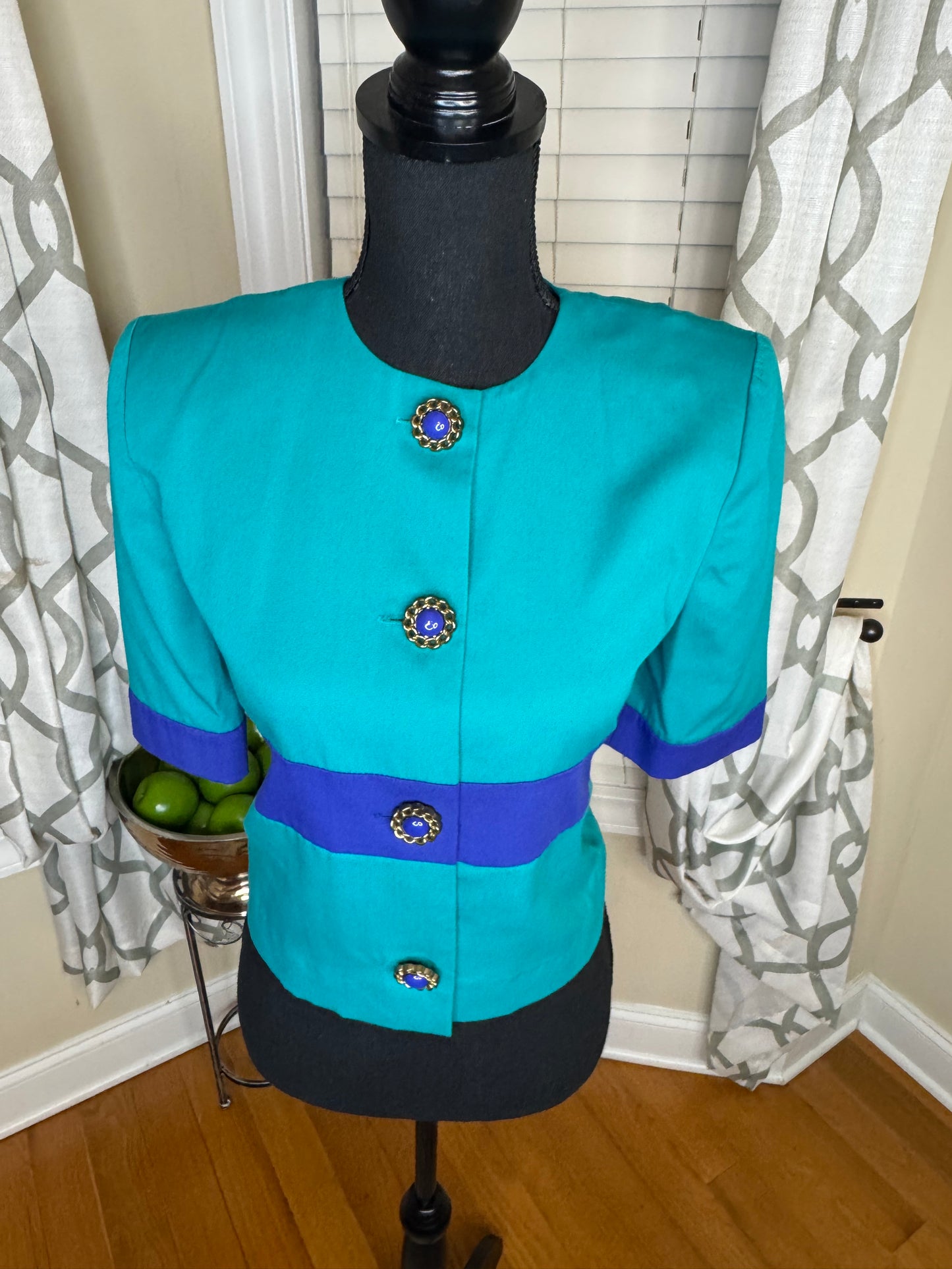 Vintage Leslie Faye Cropped Blazer