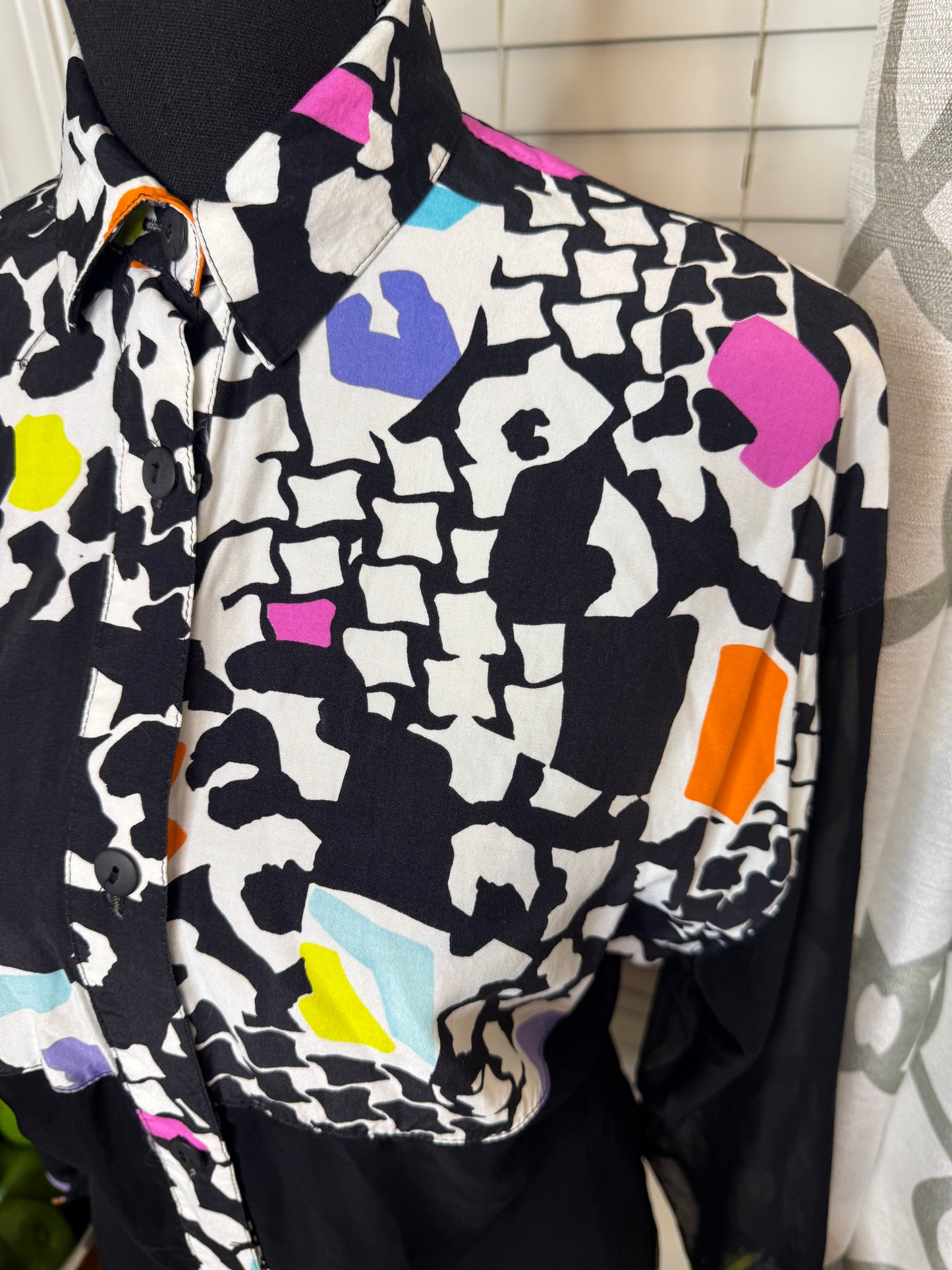 Judy Knapp Black and White Shirt