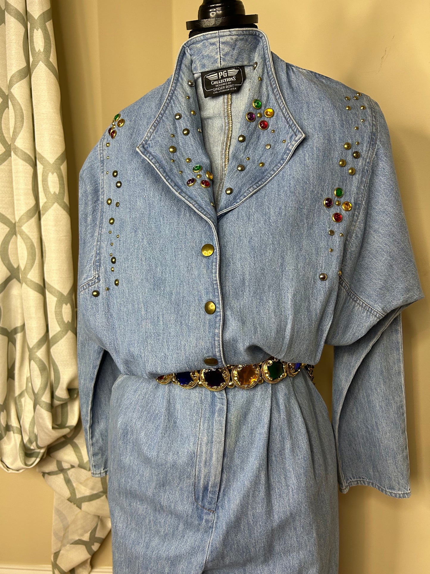 PG Collections Vintage Bejeweled Romper