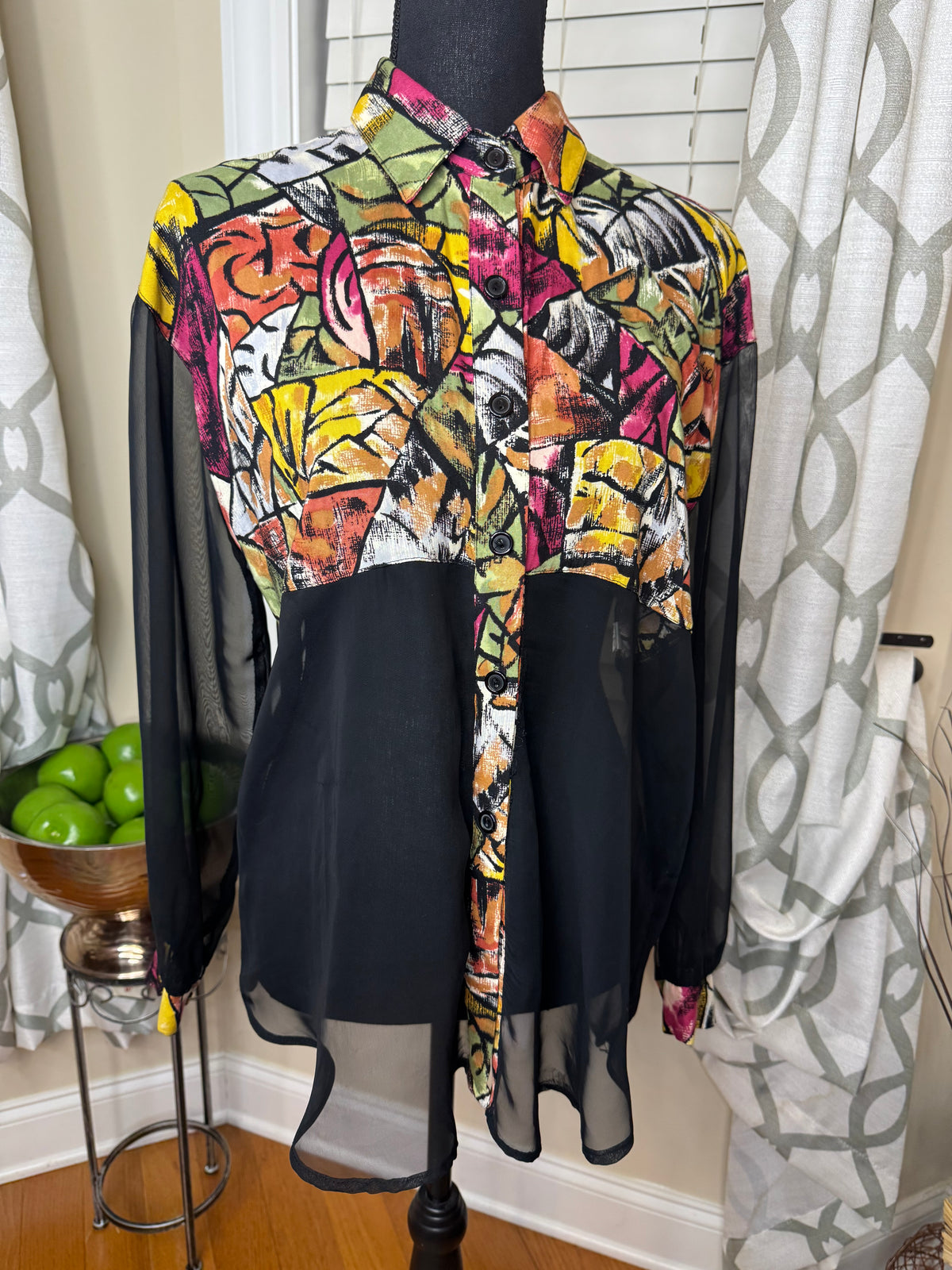 Alexis Georgia Abstract Print Shirt