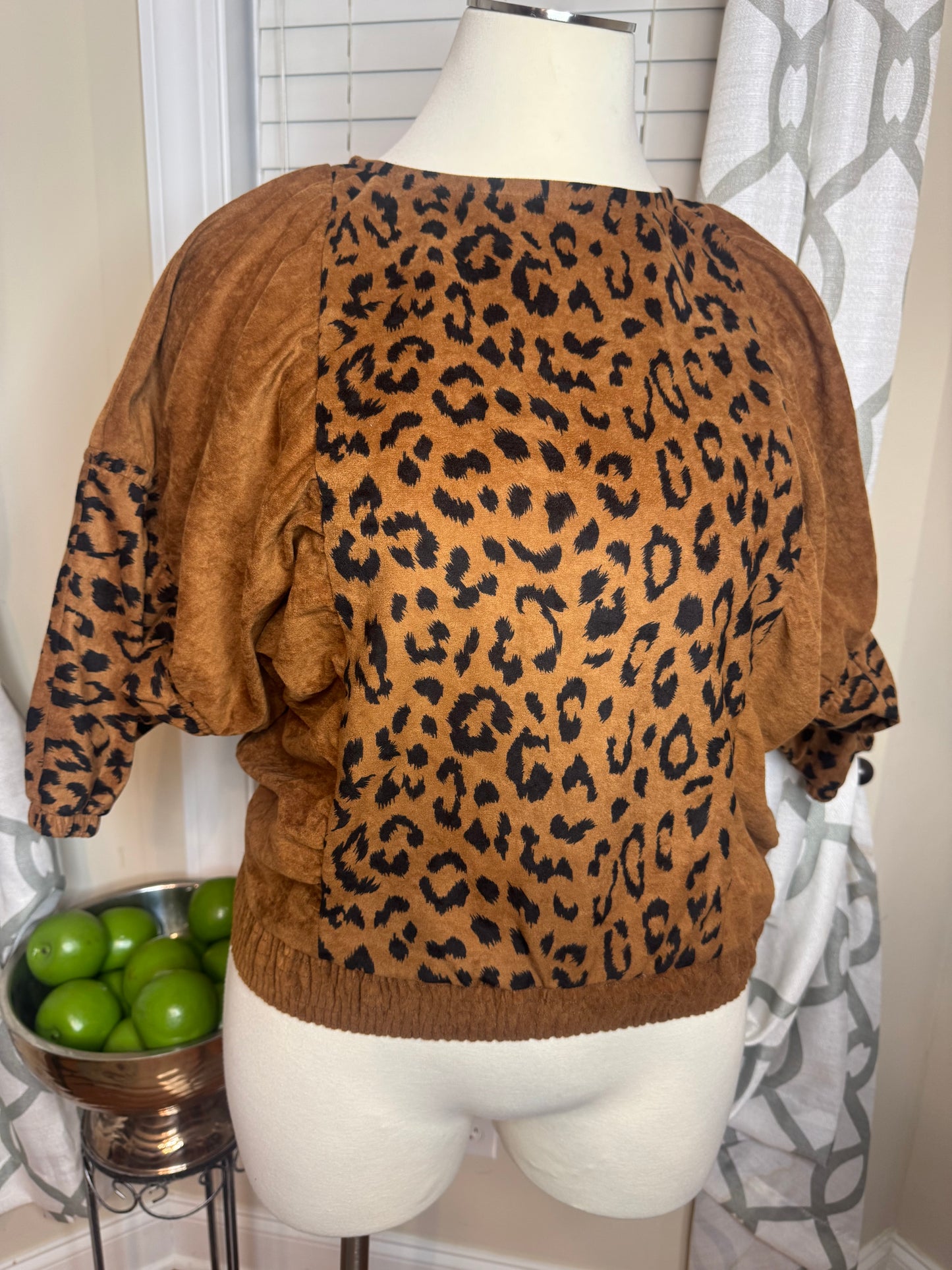 Jon Woods Vintage Leopard Print Shirt