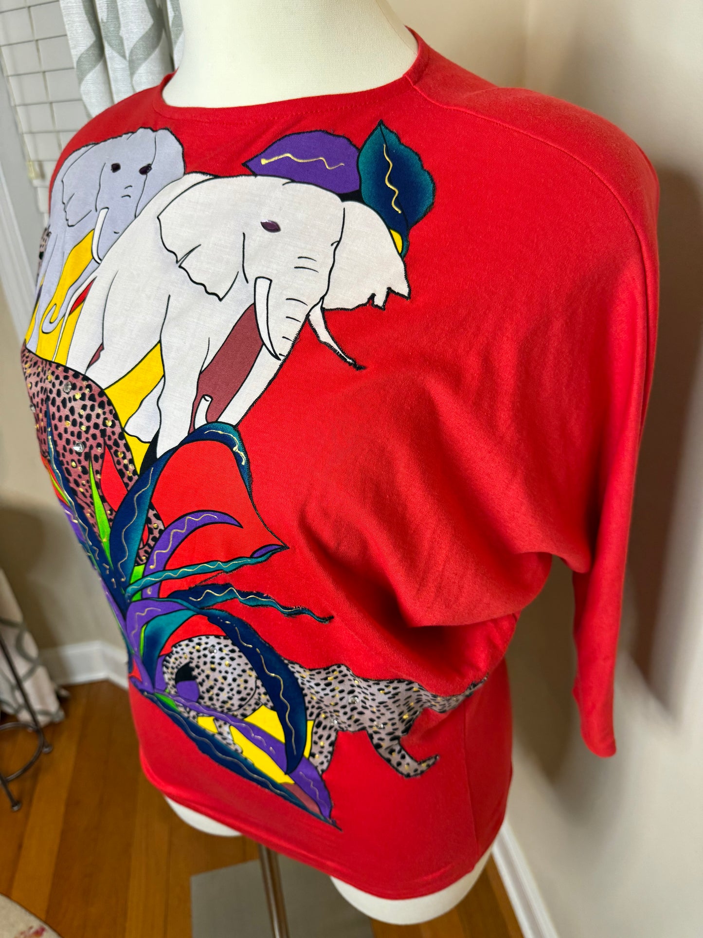 Ja'Mar Collection Animal Kingdom Bejeweled Shirt