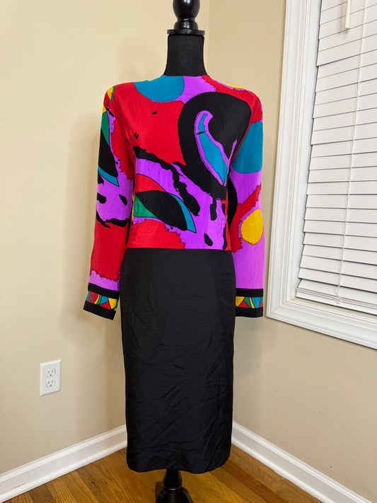 Vtg Anne Crimmins Dress