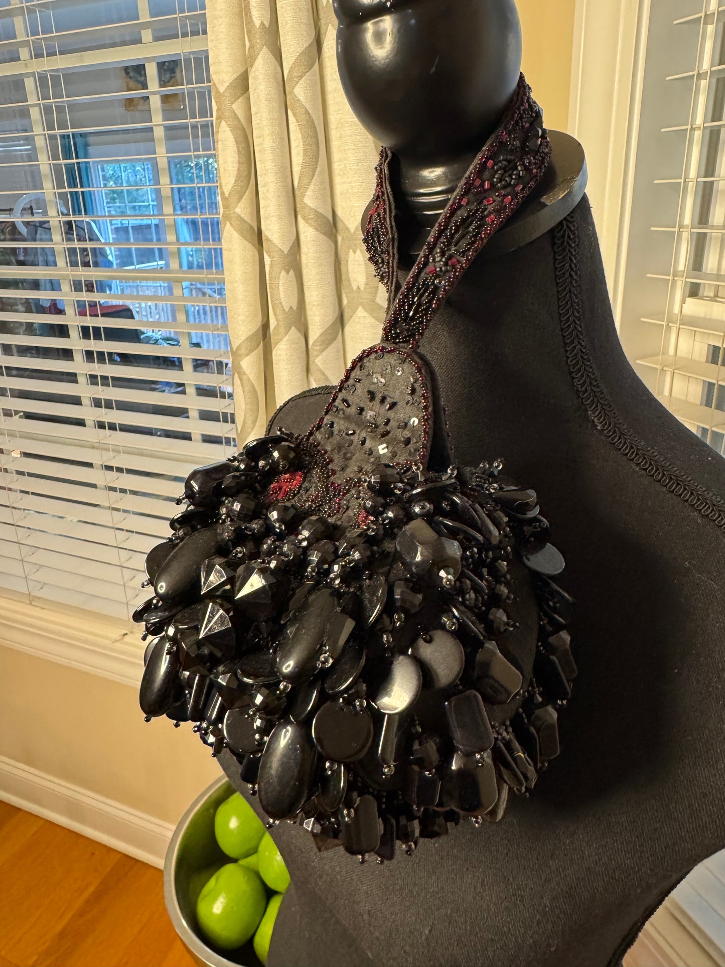 Mary Frances Beaded Wristlet