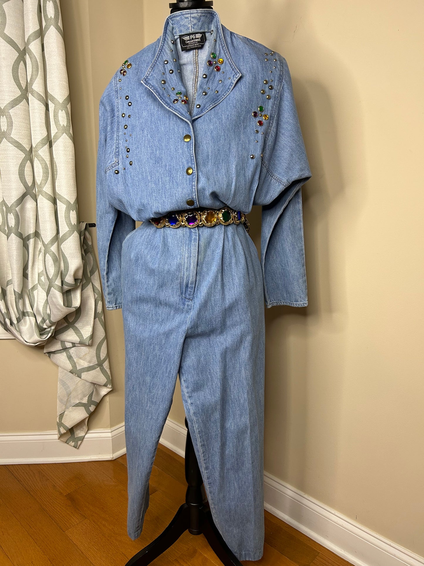 PG Collections Vintage Bejeweled Romper