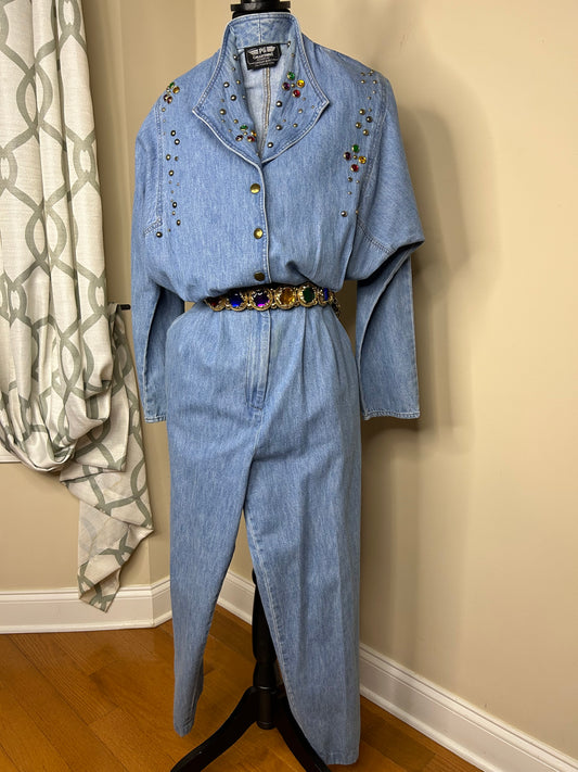 PG Collections Vintage Bejeweled Romper