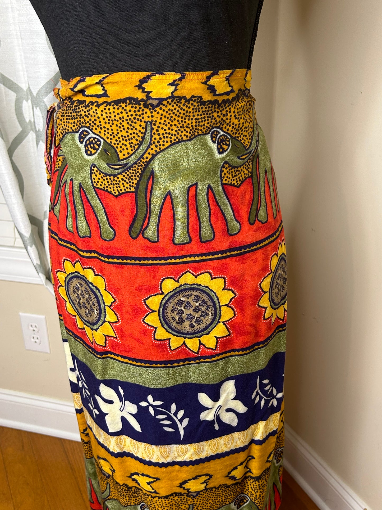 Vintage Wrap Skirt