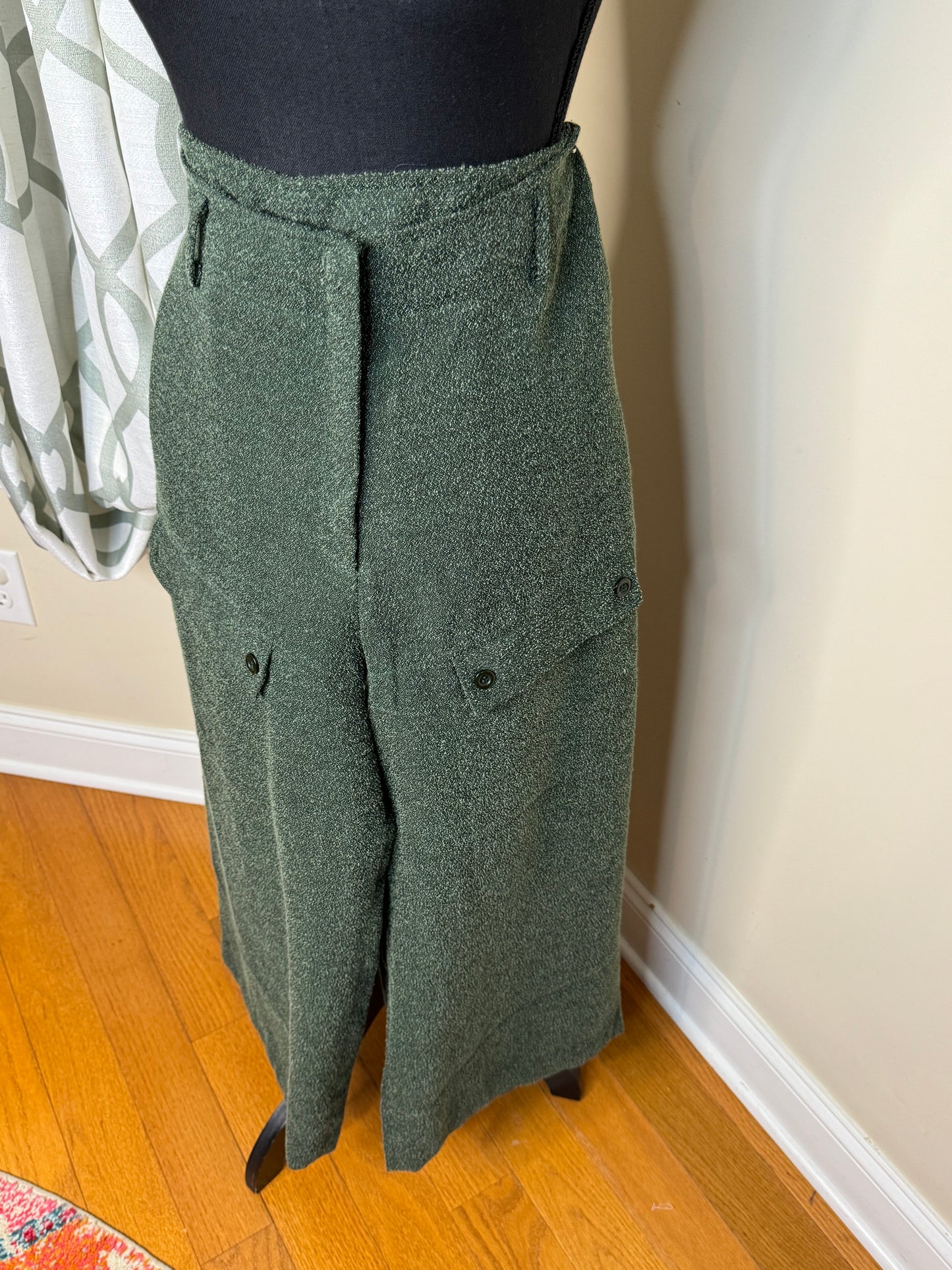 Newport News Vintage Tweed Wide Leg Pants