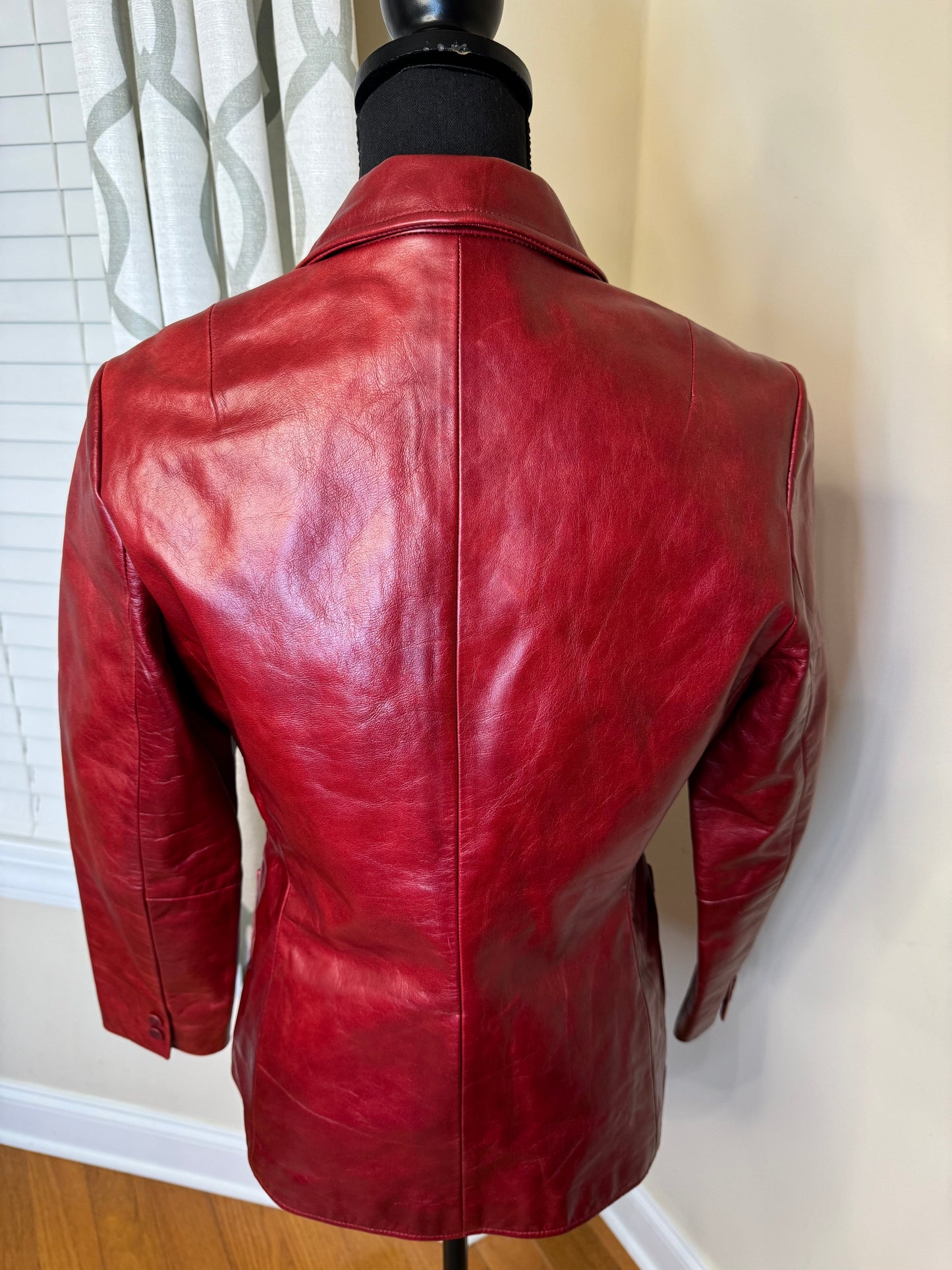 Vtg GAP 100% Genuine Leather Jacket