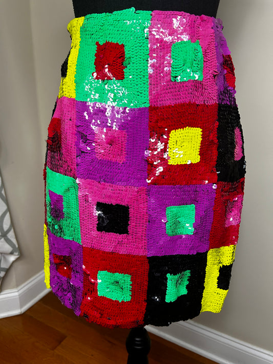 Sandy Starkman Sequin Skirt