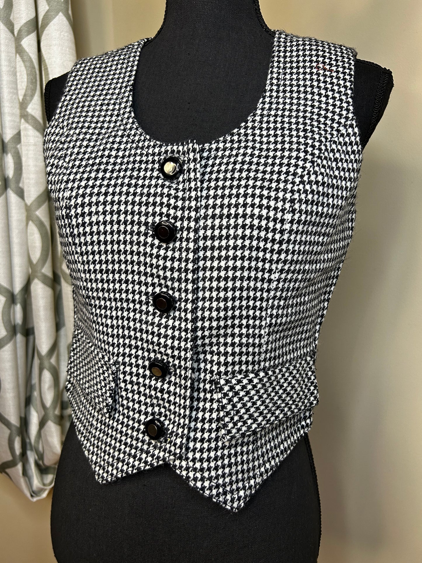 Vintage Howard Wolf Houndstooth Vest