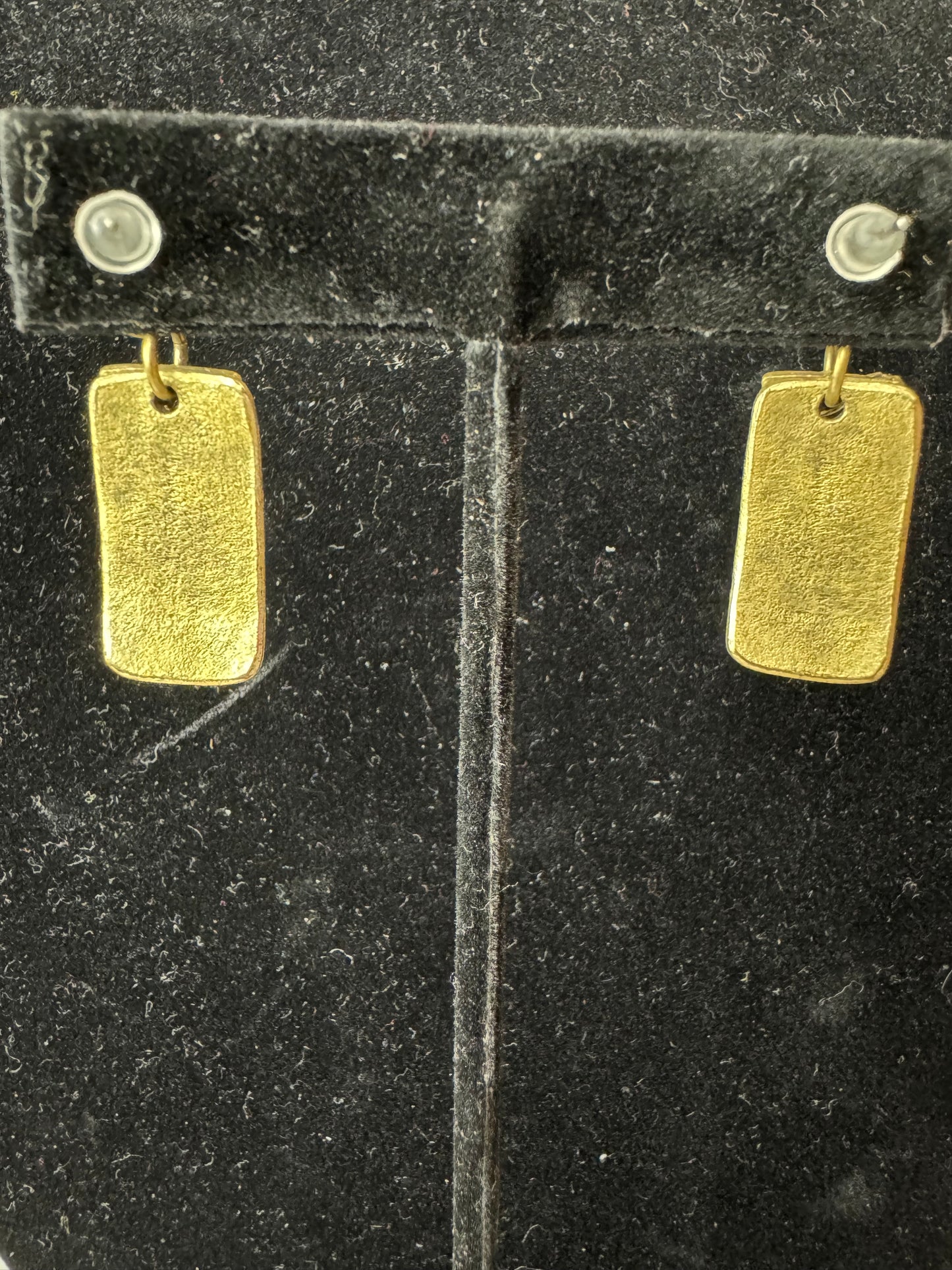 Vtg Tribal Pierced Earrings