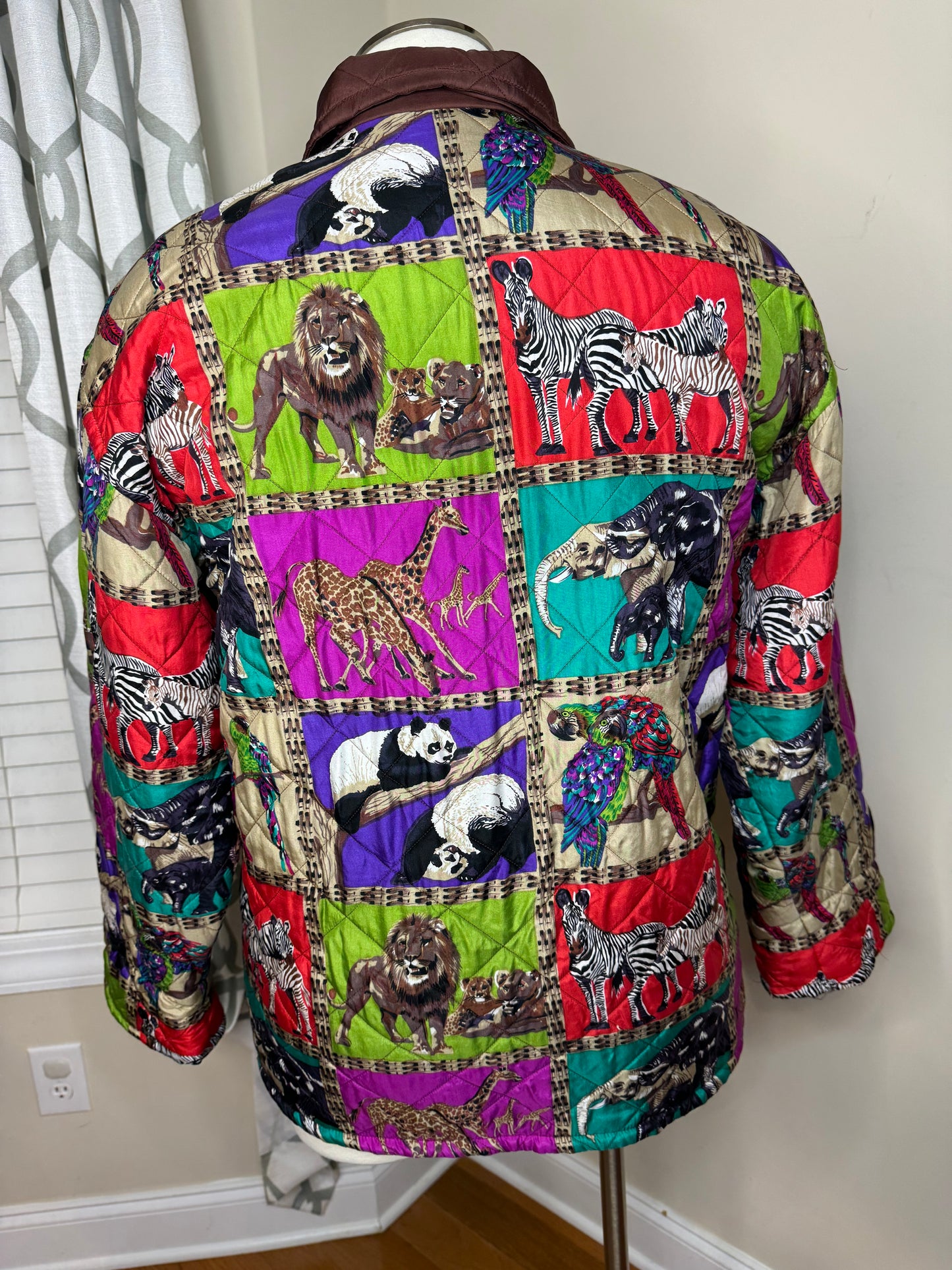 MURELI Vintage 80s/90s Animal Print Jacket