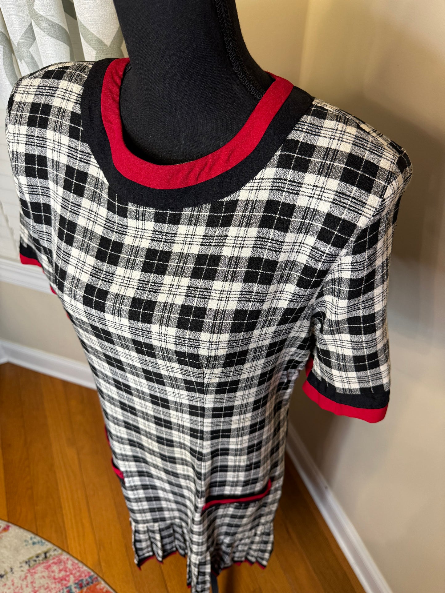 Stuart Allan Vintage Drop Hem Dress