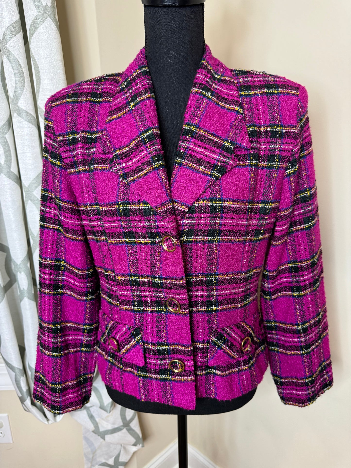 80s Vintage Daily Habit Tweed Blazer