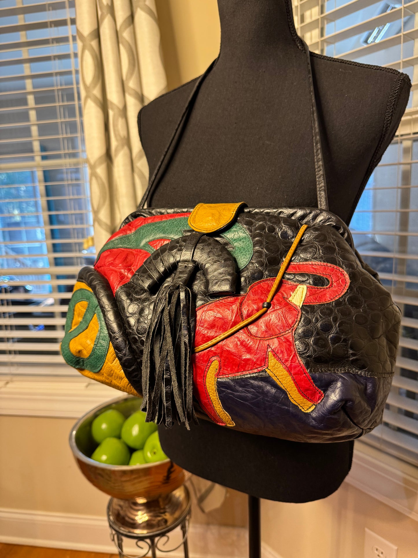 Vtg Elephant Purse
