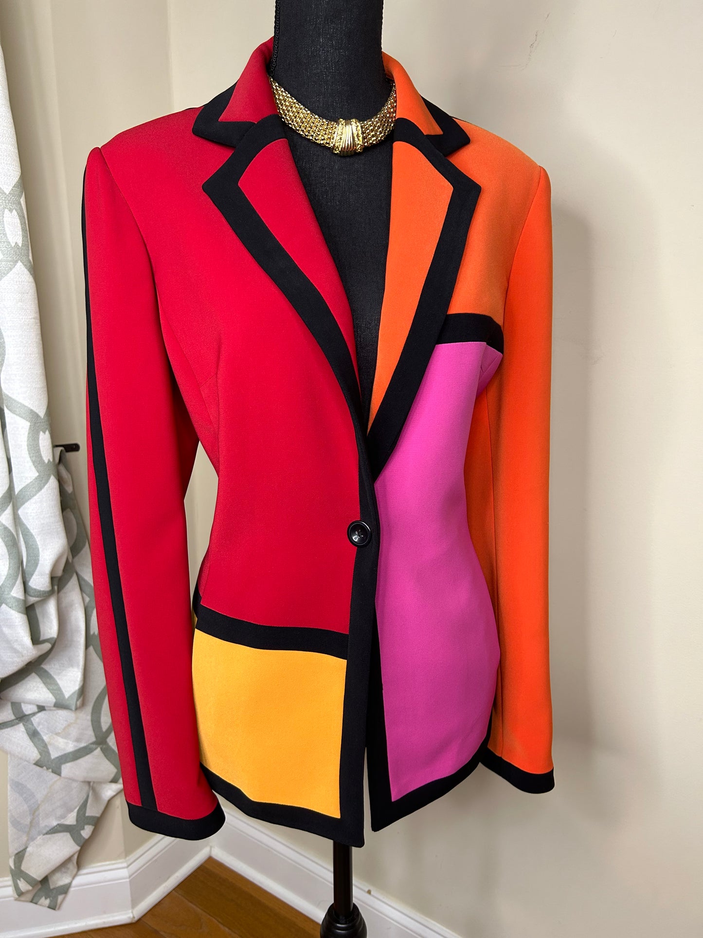 Colorblock Sandra Blazer
