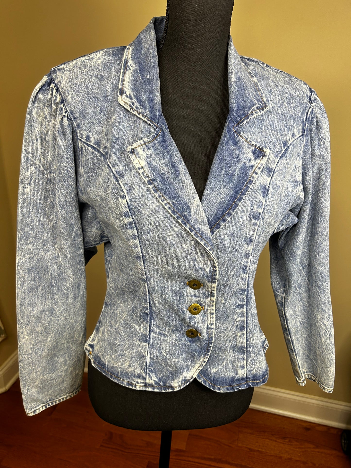 Vintage Alakazam of California Acid Wash Blazer