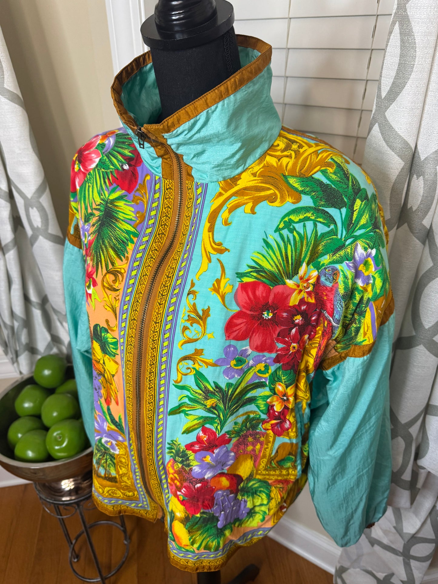 East West Floral Bomber Jacket