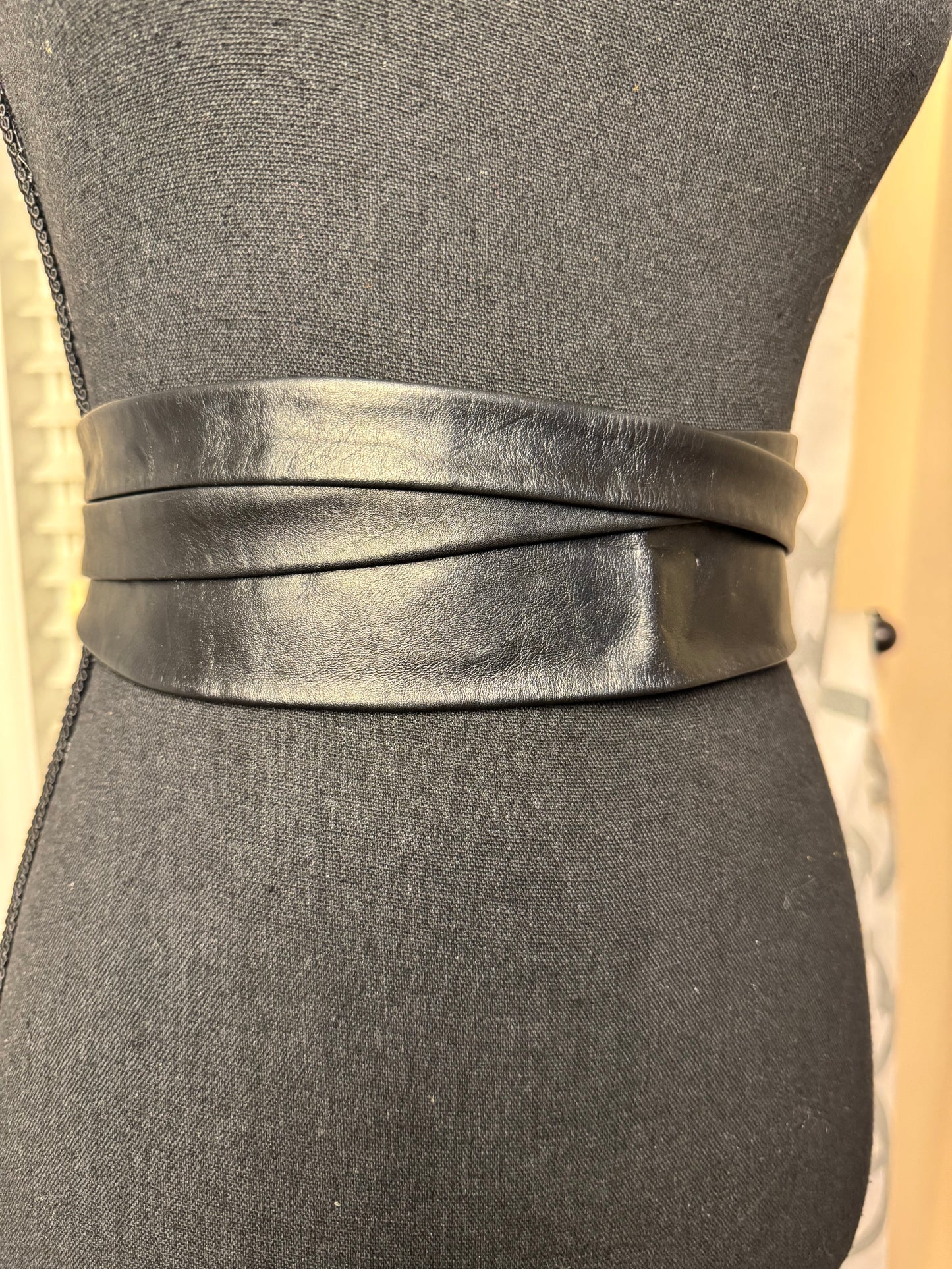ADA Collections Genuine Leather Wrap Belt