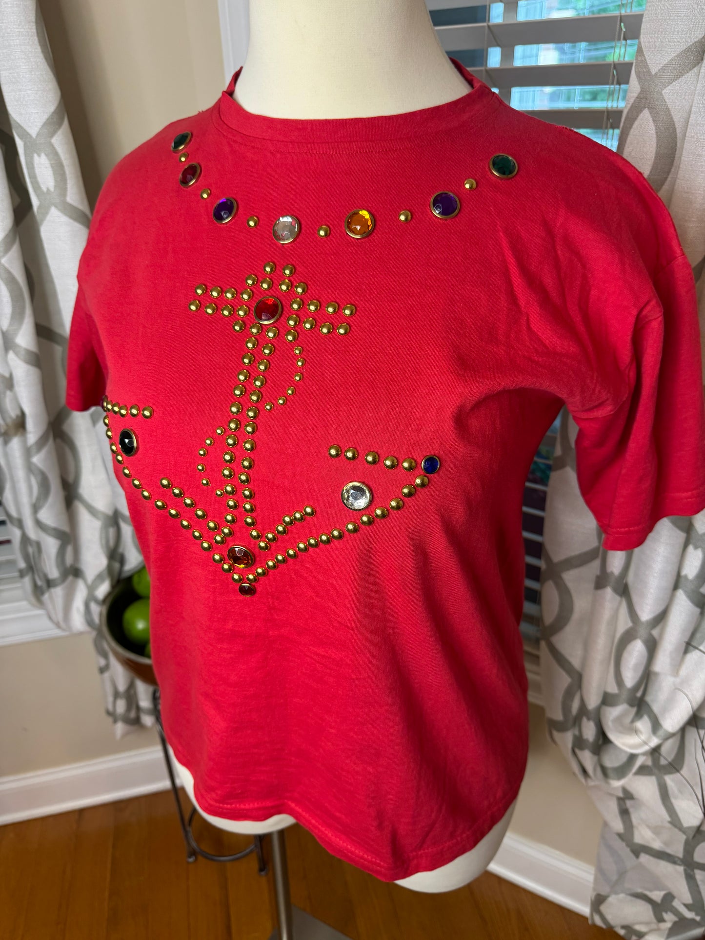Vintage Nautical Themed Gem Shirt