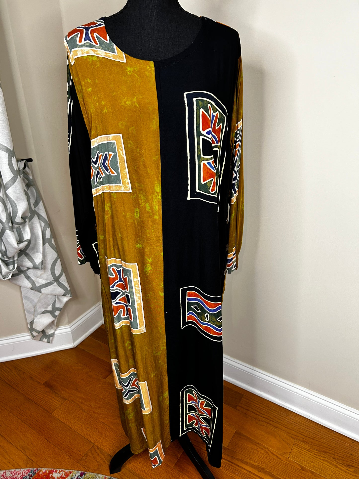 Anthony Mark Hawkins Abstract Print Dress