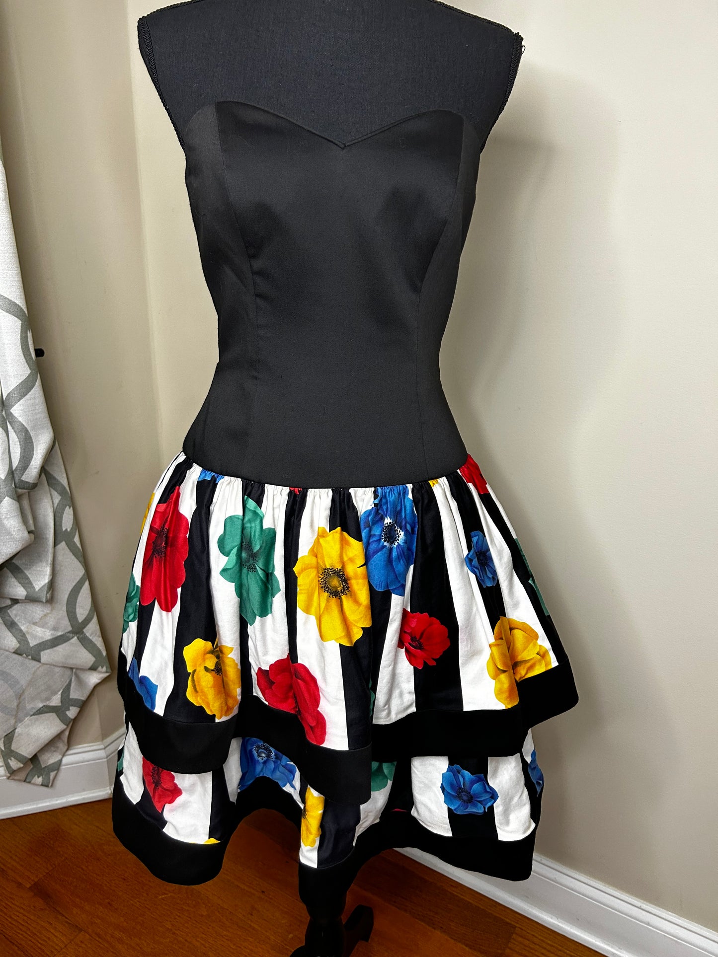 A.J. Bari Strapless Dress