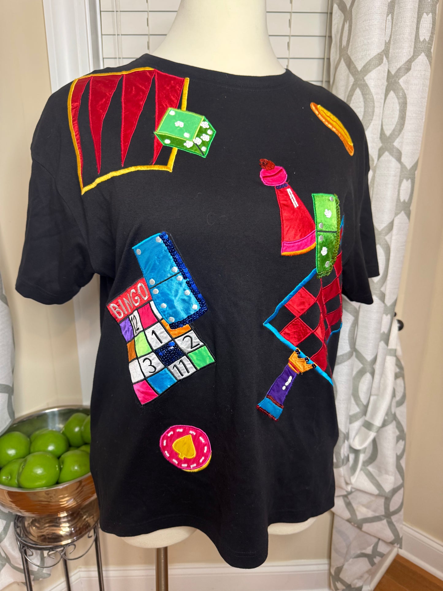 Hampshire Studio by Jill Rogers “Bingo Themed” Shirt NWT