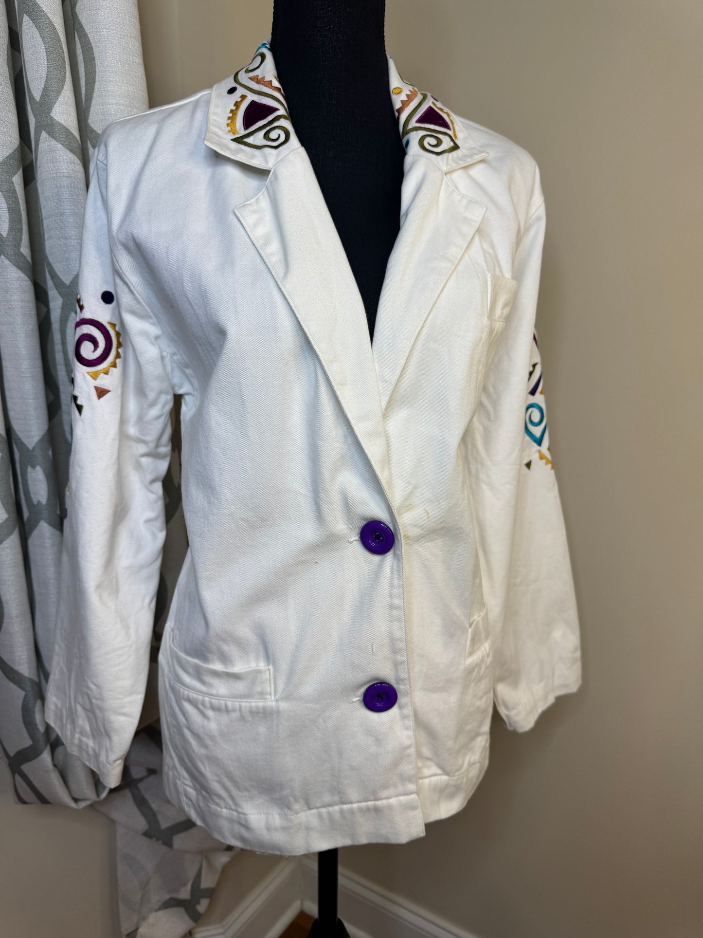 I.B. Diffusion Embroidered Blazer