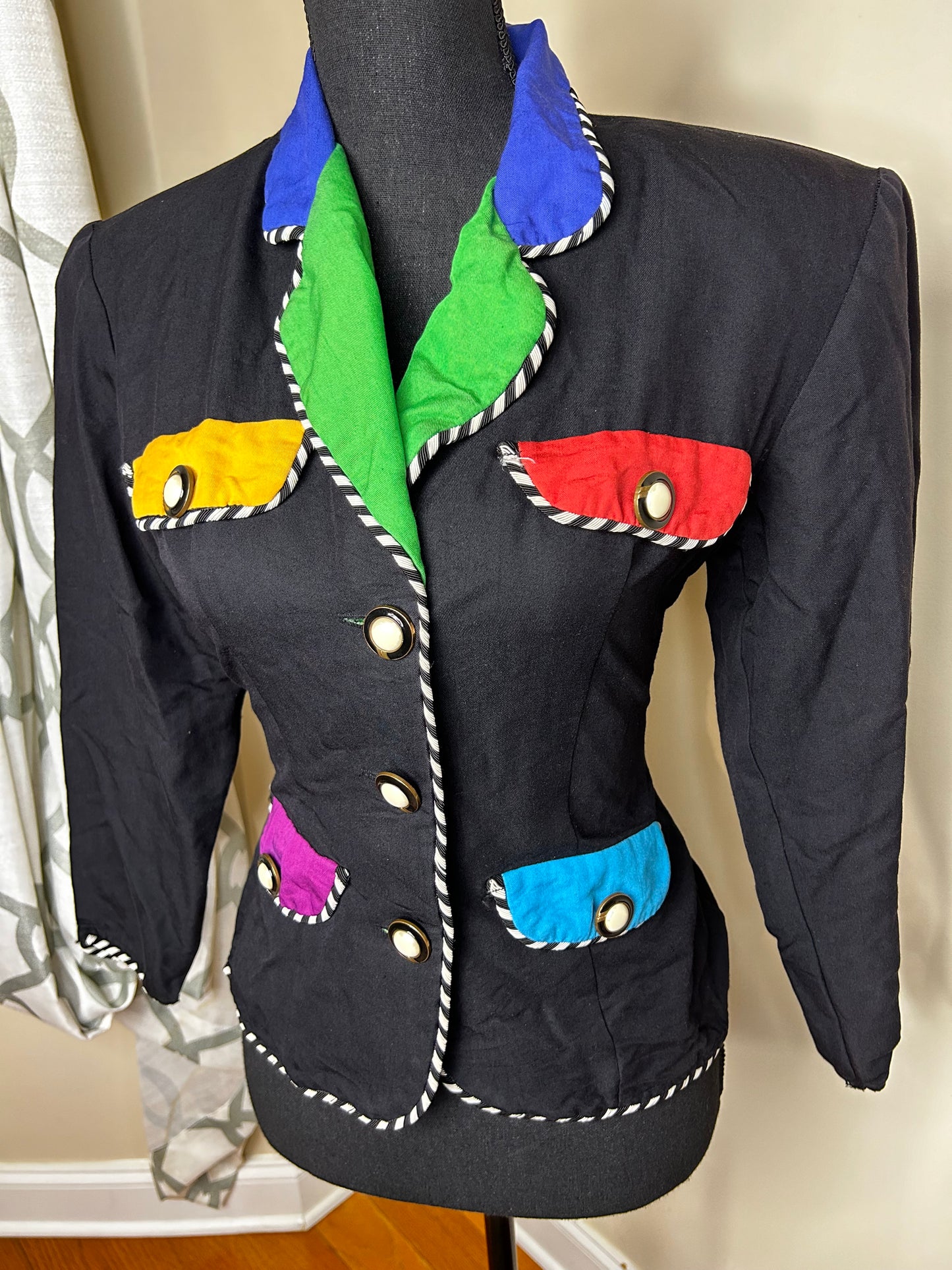 Judy Knapp of California Colorblock Blazer