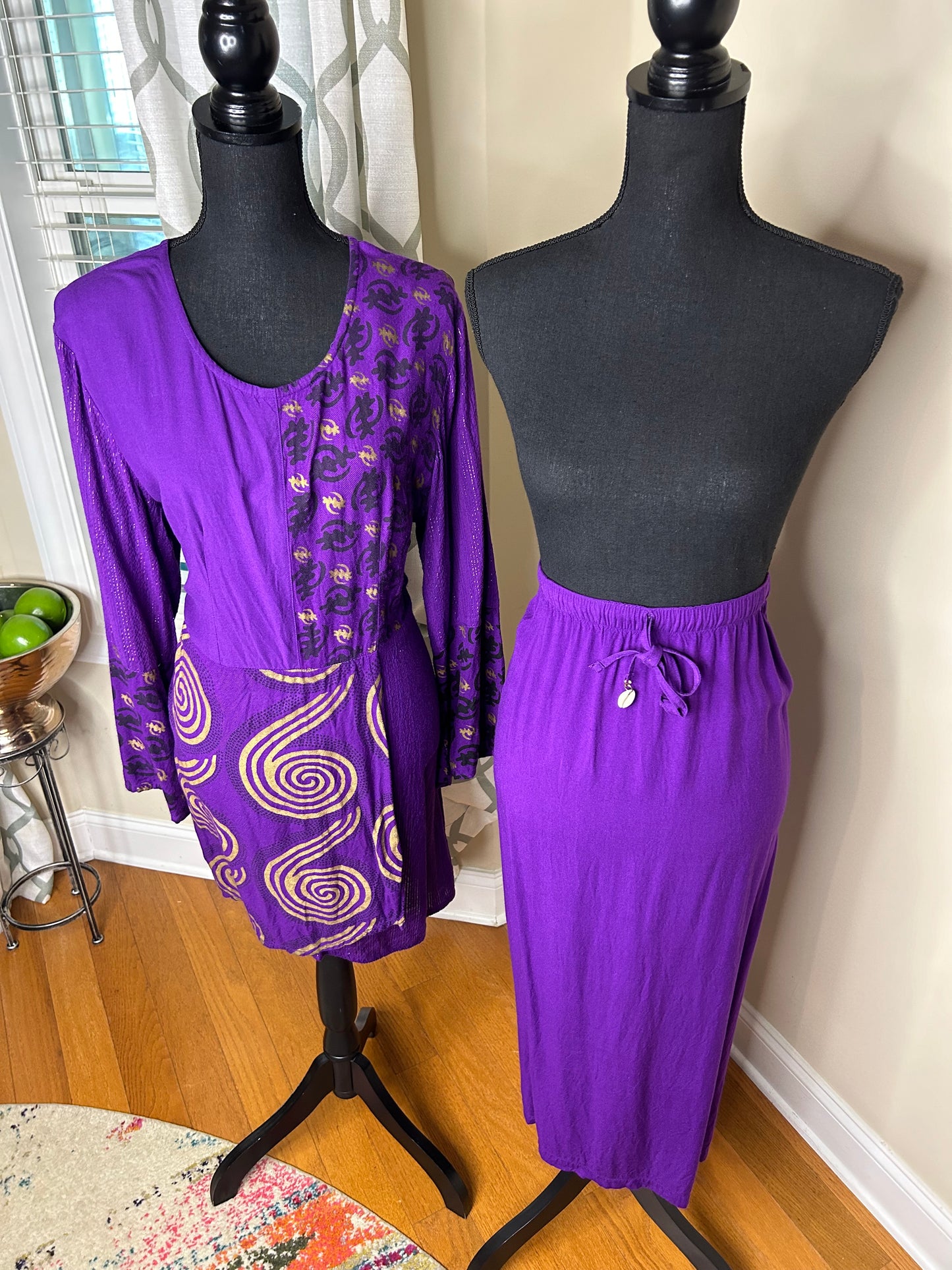 Vintage Ashro 2-Piece Skirt Set