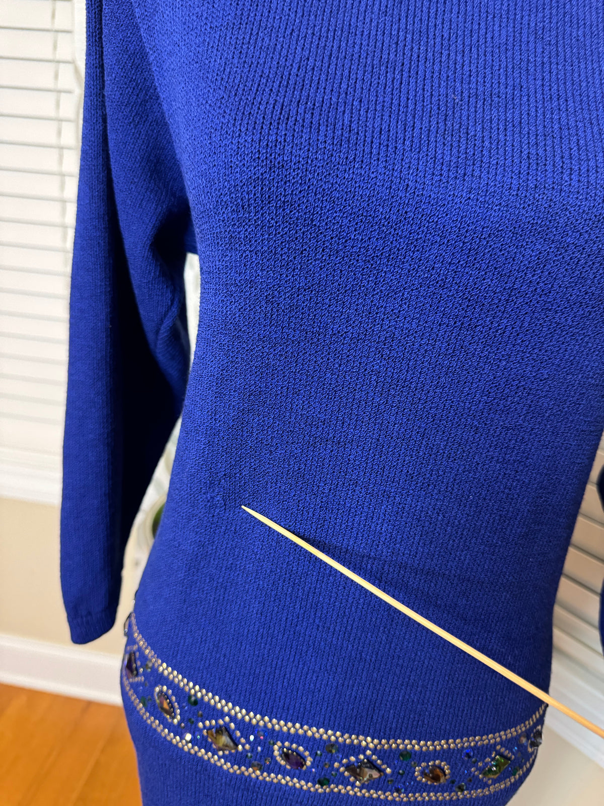 Saint John for Neiman-Marcus Bejeweled and Studded Dress