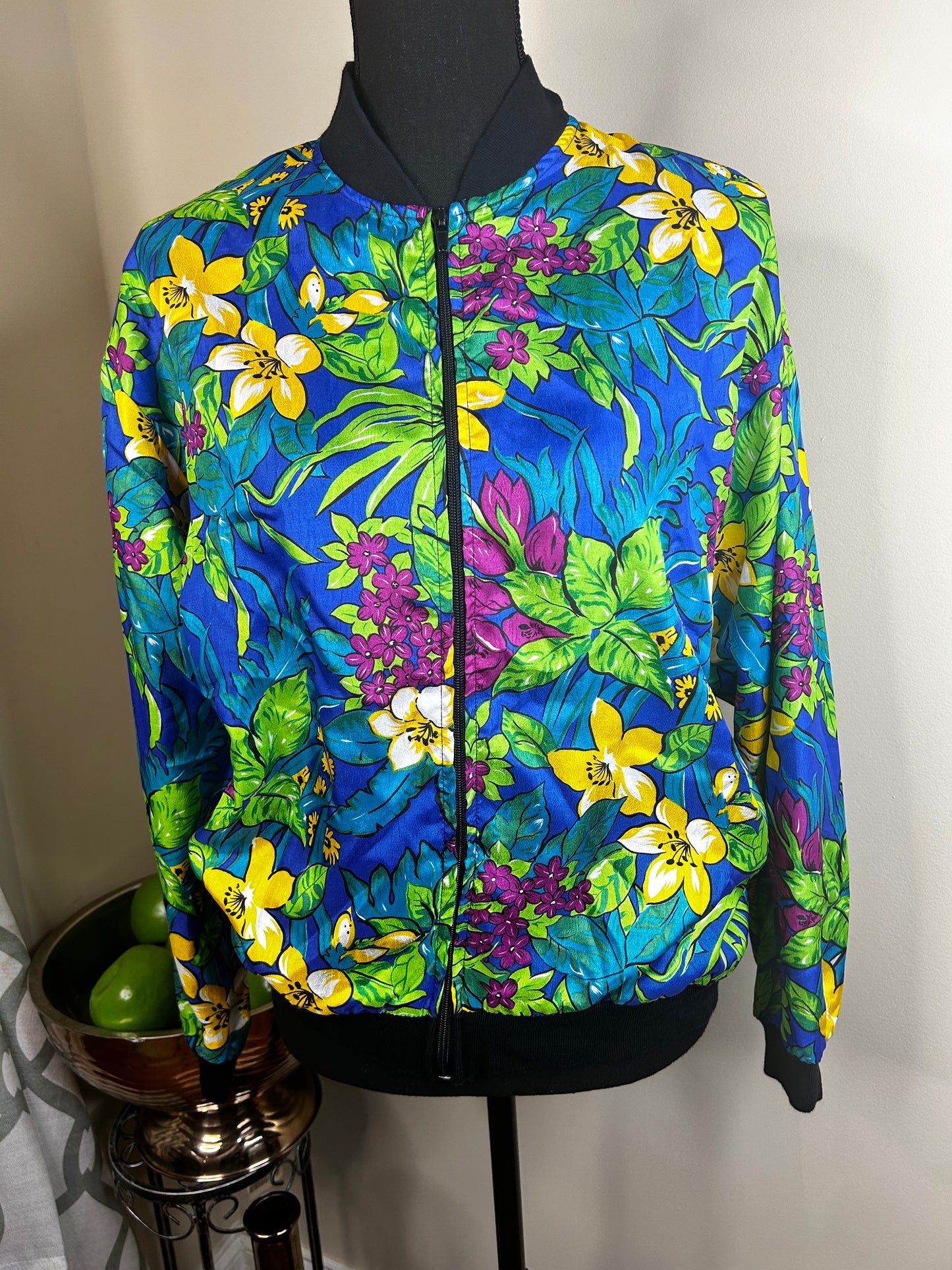 Impressions Floral Bomber