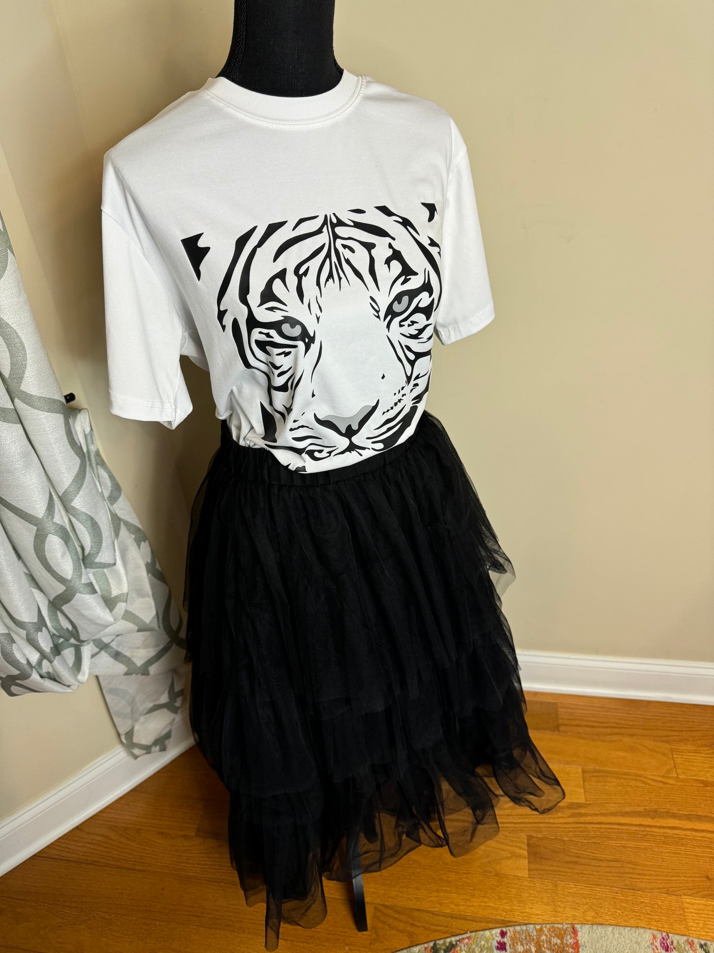 Graphic Tee w/ Tulle Skirt (NWT) by CHICWISH