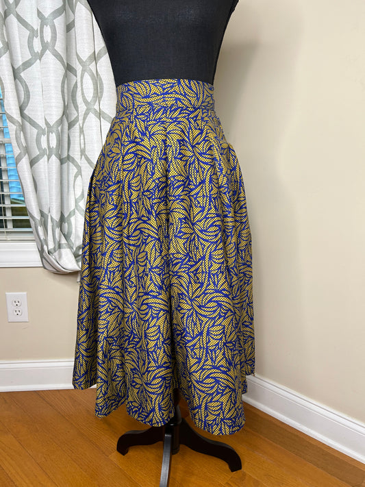 Francis & Benedict High Waisted Pleated Skirt