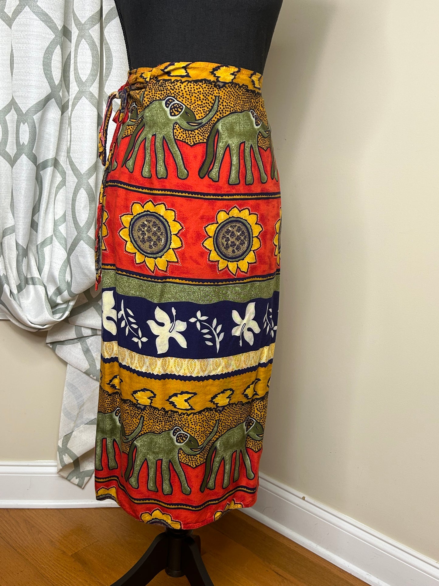 Vintage Wrap Skirt
