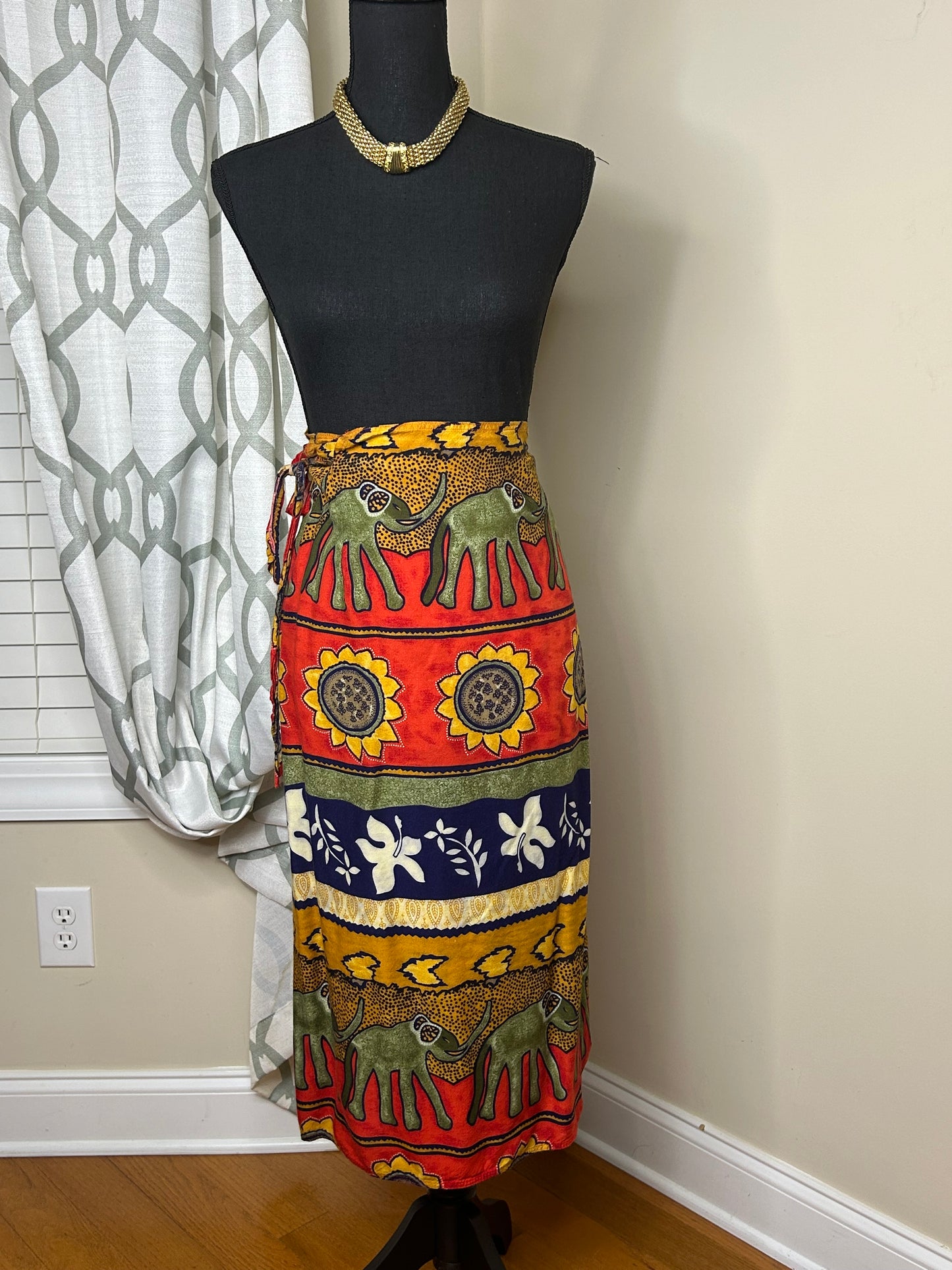 Vintage Wrap Skirt